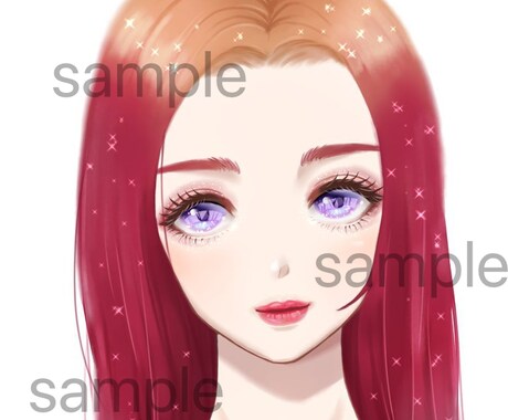 SNS等のアイコンで利用出来るイラストを描きます イメージ1