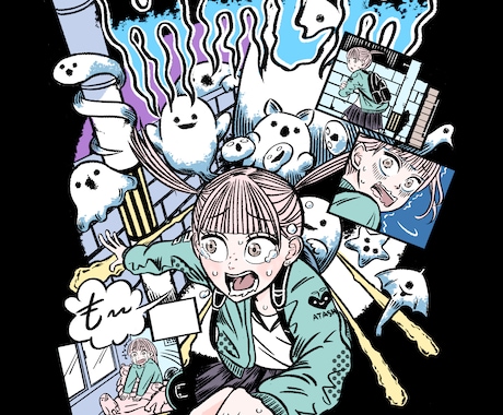 Tシャツデザイン向け!オリジナルイラスト描きます POPでレトロで手書き風イラスト イメージ2