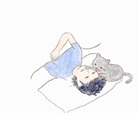猫 or 猫とあなたを描きます あなたのスマホにも猫のいる暮らしを イメージ2