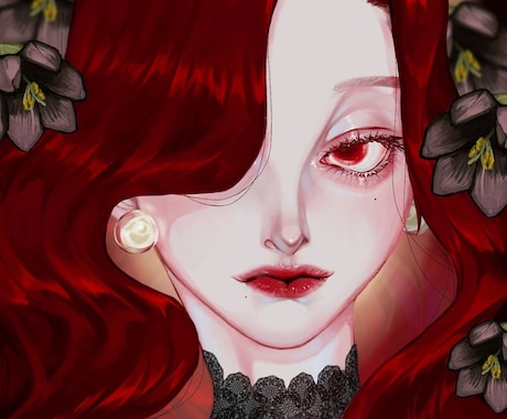 5名様限定特別価格！アイコン作成します 耽美で儚いイラストであなたのイメージを現実にします！ イメージ1