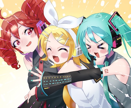 商用利用料込み！イラストお描きします 明るくて可愛いイラストがお好きな方へ！ イメージ1