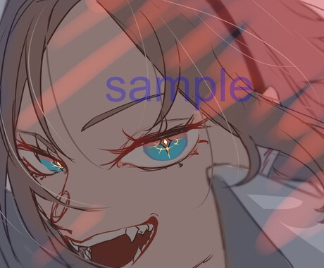 イラスト制作致します 自分の理想のキャラをアイコン等にしたい方必見！1枚絵可！ イメージ2