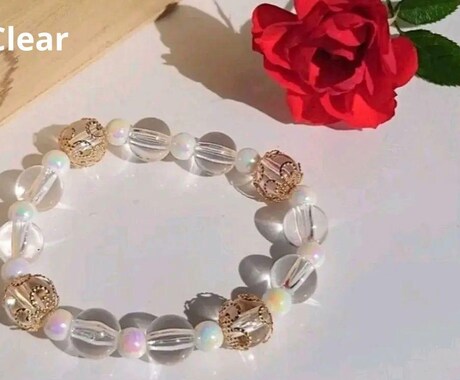 女性向けのブレスレットを作ります 女性向けのビーズを使ったブレスレットをデザインします！ イメージ2