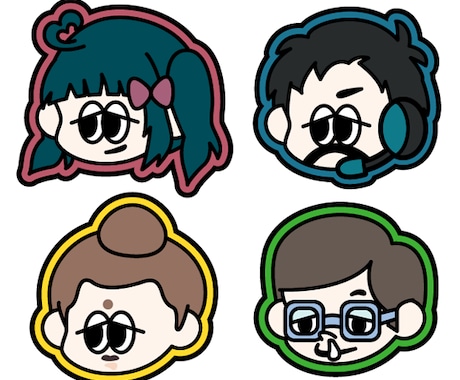 POPなオリジナルアイコン描きます ˗ˏˋ SNSやYouTubeの挿絵に！ˎˊ˗ イメージ2