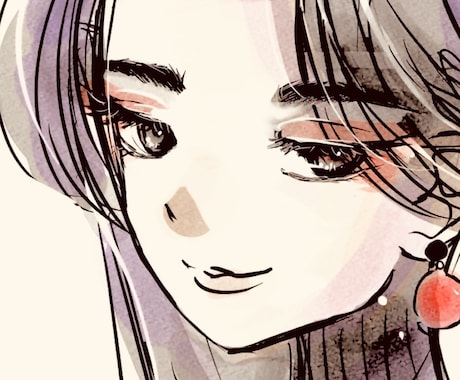 商用OK！女の子のイラスト承ります アニメ塗り／水彩風／ある程度柔軟に対応可 イメージ2