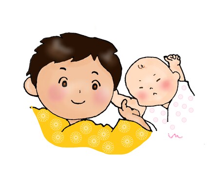 楽ちんイラストオーダー☆ほっこり似顔絵描きます 家族・お子様・ペット・入園・入学・卒園・卒業・卒団etc…… イメージ2