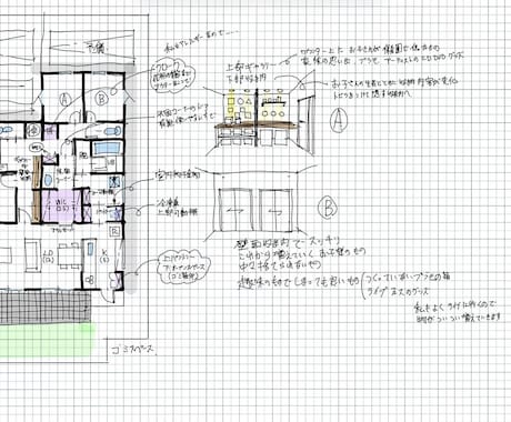 初めての方向け｜おためし間取りを1つご提案します まず1案だけ見てみたい方へ。建築士が手描きでご提案します！ イメージ2