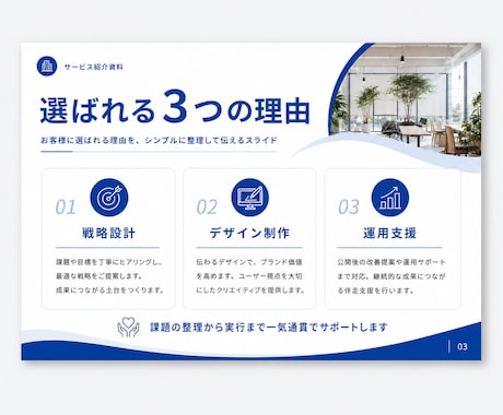 資料を“伝わる武器”にします 見づらい資料をプロ品質に整えます イメージ1