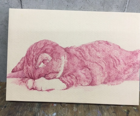 可愛いペットさんのデッサンを描きます お部屋のインテリアにおススメです。 イメージ2