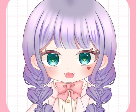 ミニキャラ描きます かわいくて鮮やかなミニキャラを描いています イメージ2