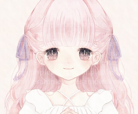 温かみのある水彩風＊かわいいイラストお描きします SNSアイコンや動画サムネイルなどに！修正何度でも◎ イメージ1