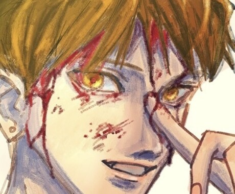 SNSやYouTubeなどのアイコン描きます カッコいいキャラに仕上げます！ イメージ2