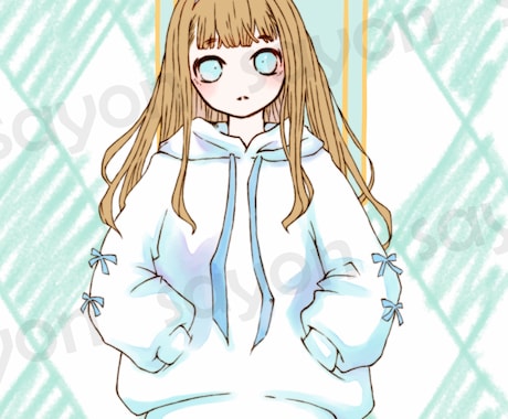 オリジナルキャラクターのイラストを販売しています SNSアイコン、MV、ショップ、ハンドメイドなどに イメージ2