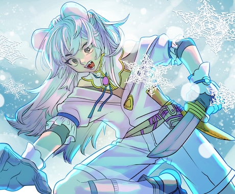 キャラ＋背景を含む完成イラストを作成します 多様なクリエイターの中からあなたのお気に入りがきっと見つかる イメージ1