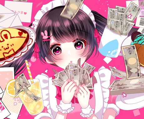 貴方だけのイラスト描きます キラキラなイラストが好きな方へ イメージ1
