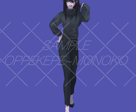 UTAUの立ち絵を制作します 人目を引く等身の高い立ち絵を制作致します イメージ2