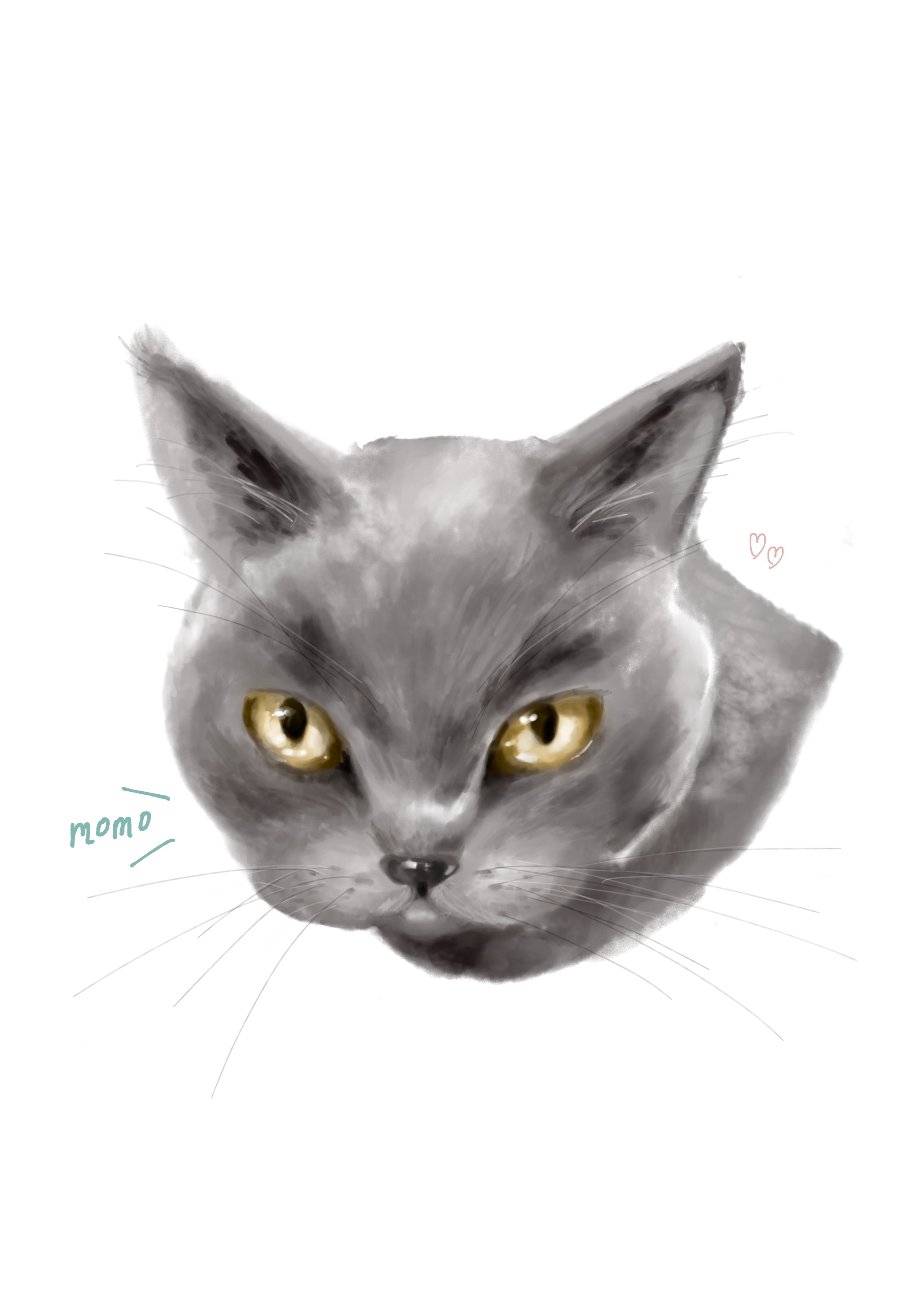 あなたの大事なペットの似顔絵を描きます 大切な家族の似顔絵を描かせてください！( ◠‿◠ ) イメージ2