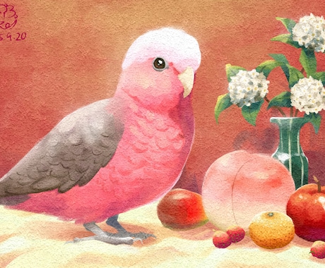 お洒落・綺麗・美しいペットイラストをお届けします 美麗イラストデータをお届けします! イメージ2