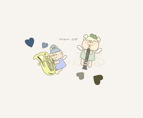 お誕生日カラーと一言添えてあなたへイラスト描きます 生年月日オーダーイラスト診断　自分への特別ご褒美に　待ち受け イメージ2