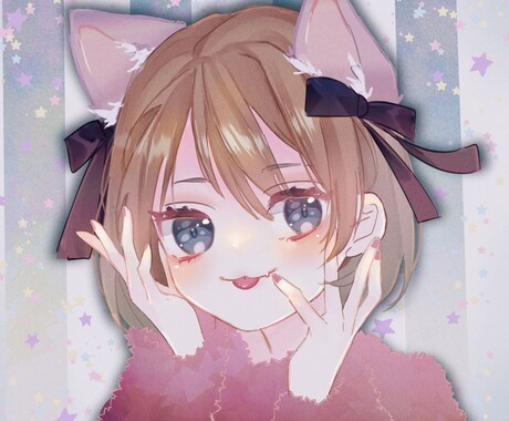SNS映えする可愛いアイコンを描きます SNSなど自分だけのアイコンがなるべく早めに必要な方へ！ イメージ2