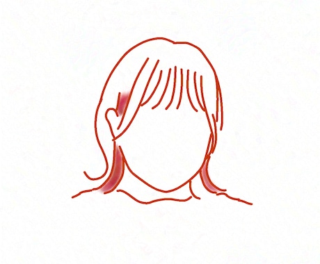 写真からSNS用似顔絵アイコン描きます 写真より少しだけ、やわらかい私に。 イメージ2