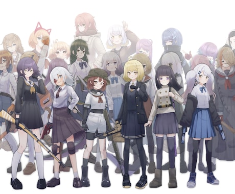 理想のイラストを制作します ゲームや動画の1枚絵、立ち絵、アイコンなどを制作します！ イメージ1