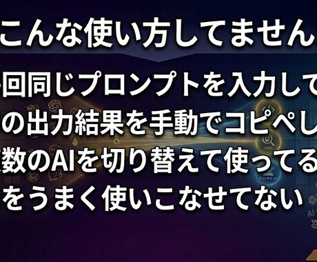 あなたに最適なAIエージェント3つ提案します 目的に合わせて選定＋使い方まで提案 イメージ2