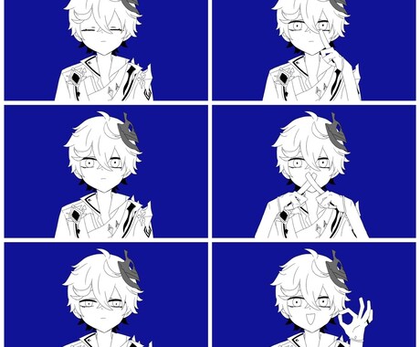 歌ってみた等のMV動画のイラスト作成します 歌ってみた、cover等のサムネやmvイラストに イメージ2