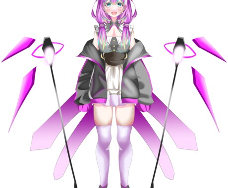 VTuberさん向け！活動用イラスト描きます 商用利用可能！！1枚絵からIRIAM立ち絵まで！！ イメージ1