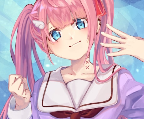 SNS用のアイコンイラストを描かせていただきます 可愛い女の子を描くのが好きです！ イメージ2