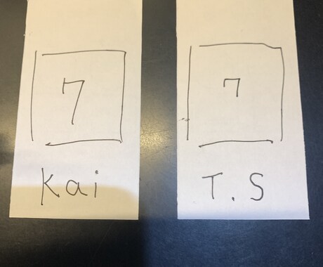 相手の描いたものを当てるマジックのタネ教えます 名刺交換や何気ない日常の際に軽くどうぞ イメージ1