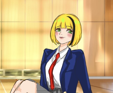 イラスト線画から色塗りまで承ります イメージ1