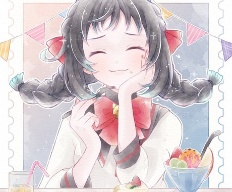 水彩画風イラストを制作いたします 【商用利用OK！】温かみのあるデジタル水彩画です。 イメージ2