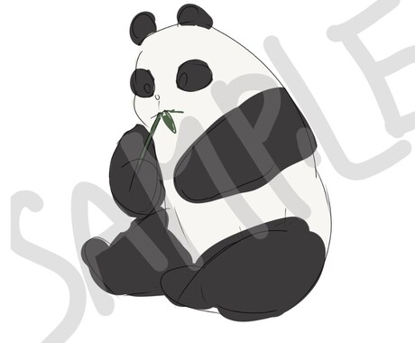 動物やモンスターのゆるいイラスト描きます 脱力感とほのかなふてぶてしさのある可愛い動物イラストです イメージ2
