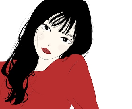 スタイリッシュな似顔絵描きます シック、モード系の似顔絵が欲しい方におすすめです。 イメージ2