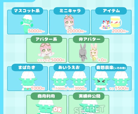 マスコット系キャラクター3Dモデリングします Vtuberからフィギュア制作まで！ 修正回数無制限です イメージ2