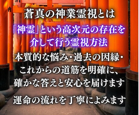 神業霊視｜現在と未来の仕事運を読み解きます 転職・適職・昇進・独立・人間関係の停滞を霊視で書き換えます イメージ2