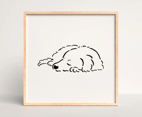 シンプルでほっこりする動物のイラスト描きます ラフ時点の修正は何度でも無料！ イメージ2