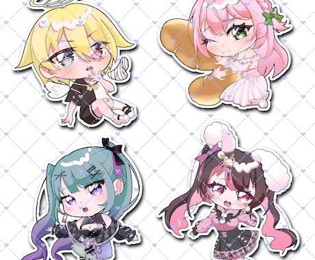魅力的なSDイラスト描きます 商用利用OK、最短7日納品、IRIAM対応可 イメージ2