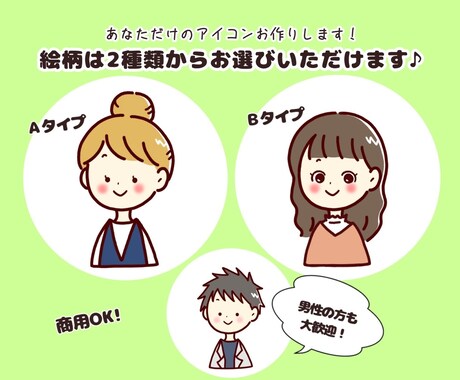 シンプルアイコン作成します SNSやブログで使えるアイコンを作成致します＊ イメージ1