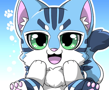 SNSの動物系アイコンを描きます 動物、幻獣ならなんでもOK！かっこかわいいアイコンにします！ イメージ2