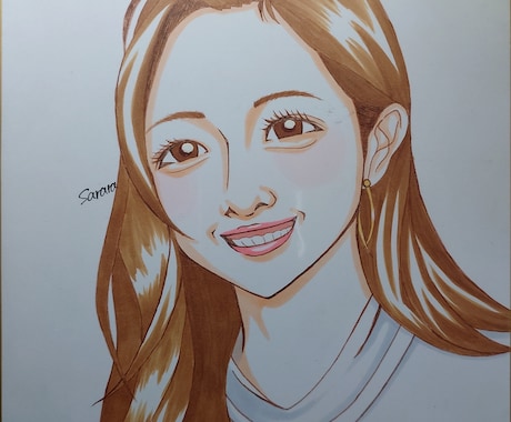 手描きで似顔絵お描きします お祝いや記念に！水彩絵の具やコピックで温かみのある似顔絵⭐︎ イメージ2