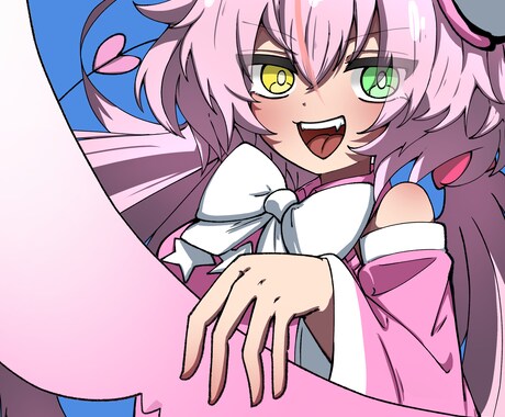 かわいい女の子の絵を基本的に描きます 可愛く！！カッコよく描きます！ イメージ2