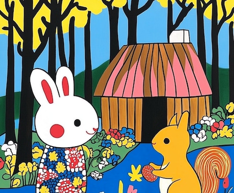 Midjourneyの絵本用srefを販売します 画風を選んで思い通りの絵本作り イメージ2