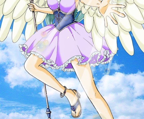 少女漫画風イラスト描きます 心がほわんとするような少女漫画風のイラストお描きします！ イメージ2