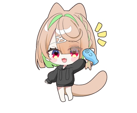 商用利用込み！ぷにぷに二頭身のSDイラスト描きます 5月〇お急ぎ〇募集中お気軽にご相談ください！ イメージ2