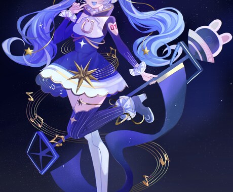 アイコンなどイラスト作成します 厚塗りでかわいい綺麗なイラスト描きます！キャラデザお任せ可能 イメージ2