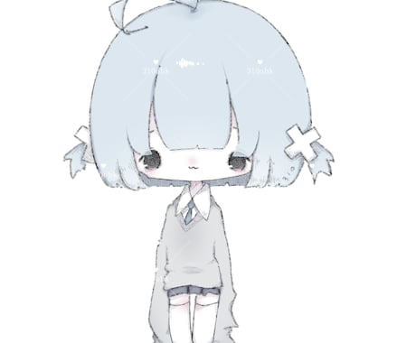 ぷにコロっ♩ミニキャラ制作します コロンと可愛いミニキャライラストを提供します ♥ˊ˗ イメージ1