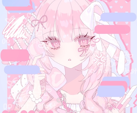甘く可愛い絵を魅力的に描きます イメージ1
