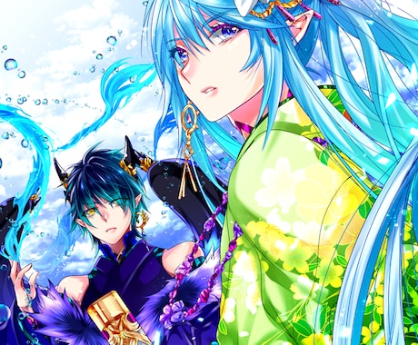 同人誌の小説の表紙絵お描きします キャラが生き生きとしたイラストはいかがでしょう！？ イメージ2
